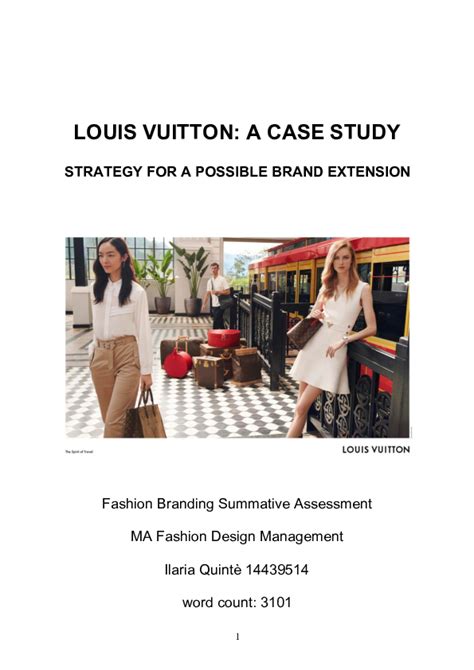 (PDF) The Analysis of Louis Vuitton’s Marketing  